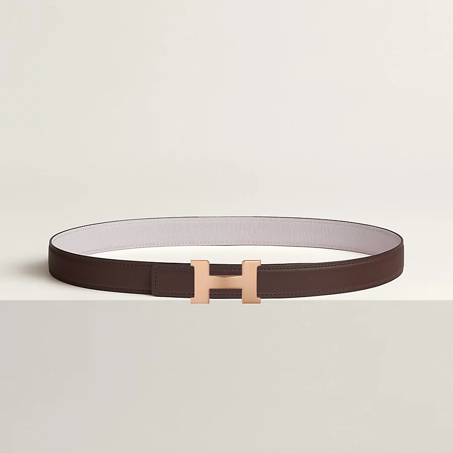 Mini Constance belt buckle & Reversible leather strap 24 mm - Image 1